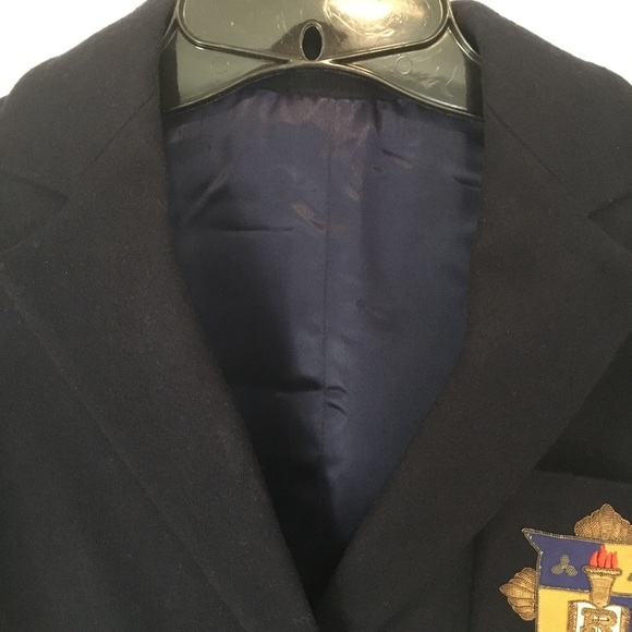 Vintage 50s 60s RYERSON Wool Blazer varsity - Picture 7 of 16